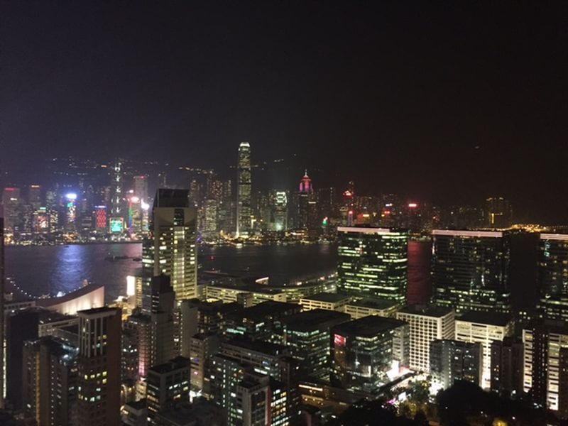 Bild: Blick über die Skyline von Hongkong